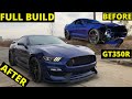 Rebuilding Wrecked 2016 Mustang Gt350r Rebuild in 10 Mins like THROTl