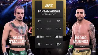 UFC 5 Gameplay Sean O'Malley vs Pedro Munhoz