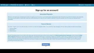 2. Activating Auto payments for a Driver or Restaurant