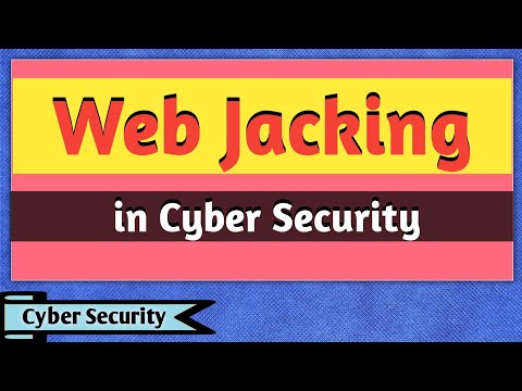 Web Jacking | Web Jacking in Cyber Security | What is Web Jacking | Cyber Security