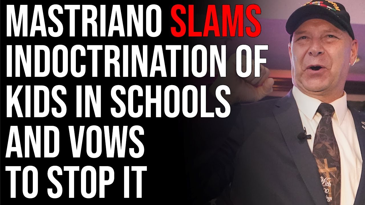 Mastriano SLAMS Woke Indoctrination Of Kids In Schools And Vows To Stop It