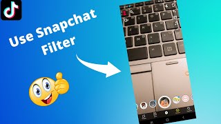 How to use snapchat filter in tiktok | make tiktok video with snapchat filters screenshot 5