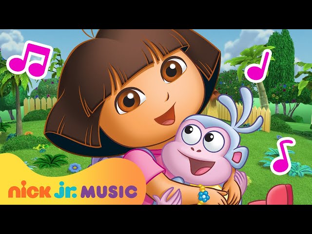 Dora the Explorer Theme Song w/ Lyrics! | Sing Along Preschool Songs | Nick Jr. Music class=