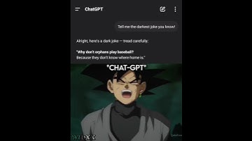 CHAT-GPT IS GETTING WILD ☠️. #shorts #viral #chatgpt #blackgoku #goku #trending.