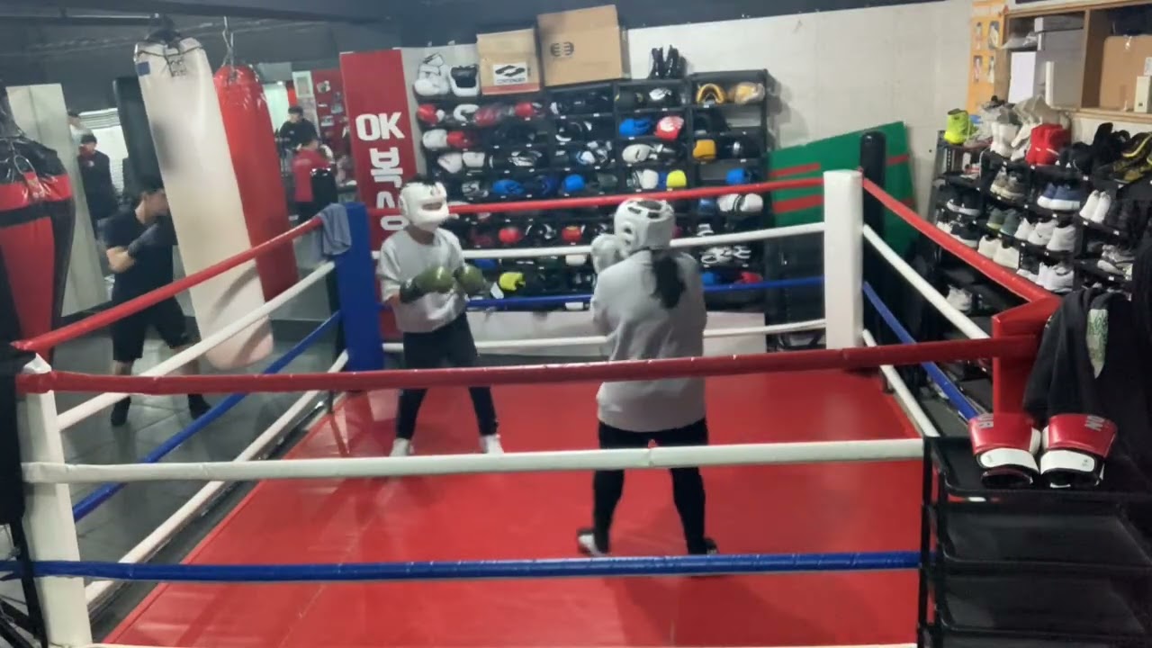 스파링 기록 - 중1이랑 