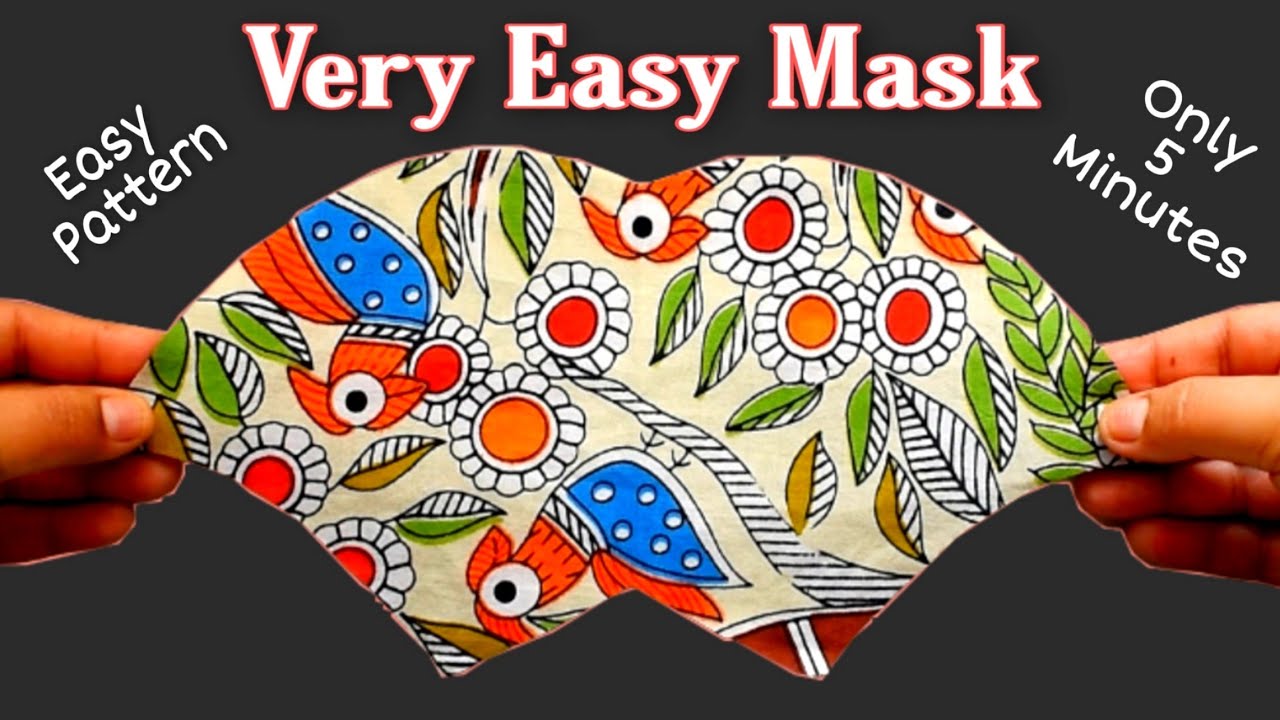 (Very Easy) Face Mask Sewing Tutorial How To Make Easy Face Mask At Home DIY Cloth Face Mask