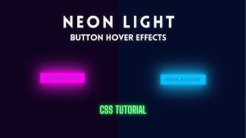 Neon Light Button Animation Effects on Hover | CSS Snake Border Tutorial