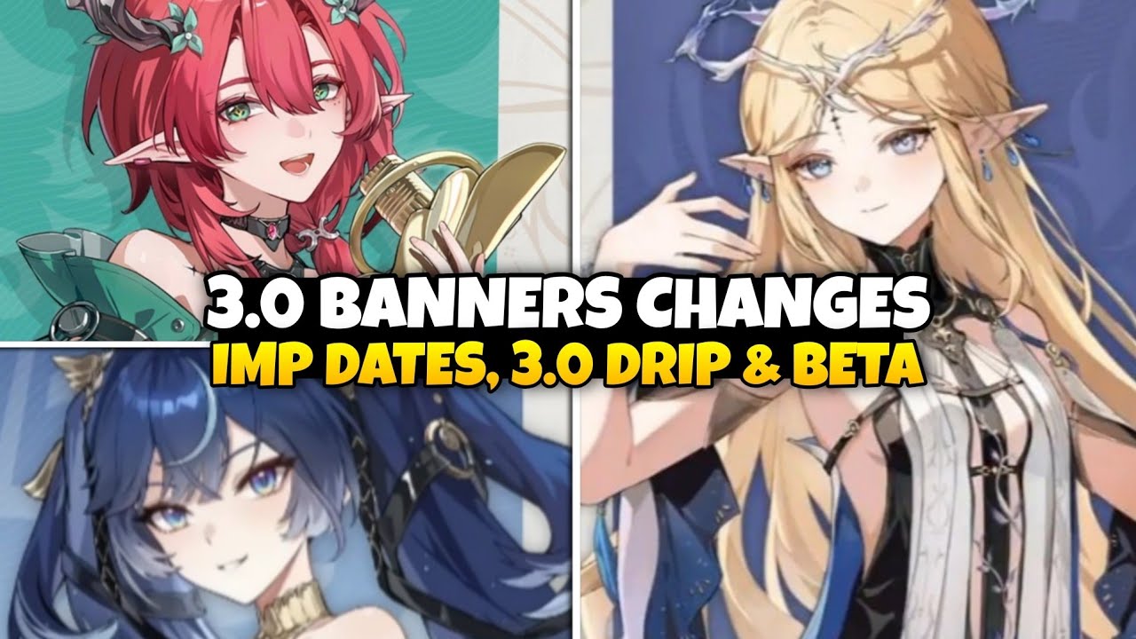 3.0 TRIPLE BANNERS! 3.0 BETA, DRIP MARKETING DATES & MORE - Wuthering Waves 