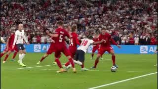 Raheem Sterling vs Denmark