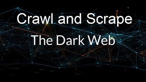 Crawlomatic update: Crawl the Dark Web and Scrape articles from it (DARK WEB SCRAPER)