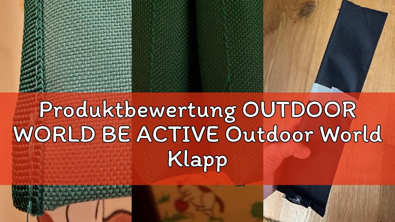 Produktbewertung OUTDOOR WORLD BE ACTIVE Outdoor World Klappbare Sitzmatte – wärmeisoliert, wasserdi