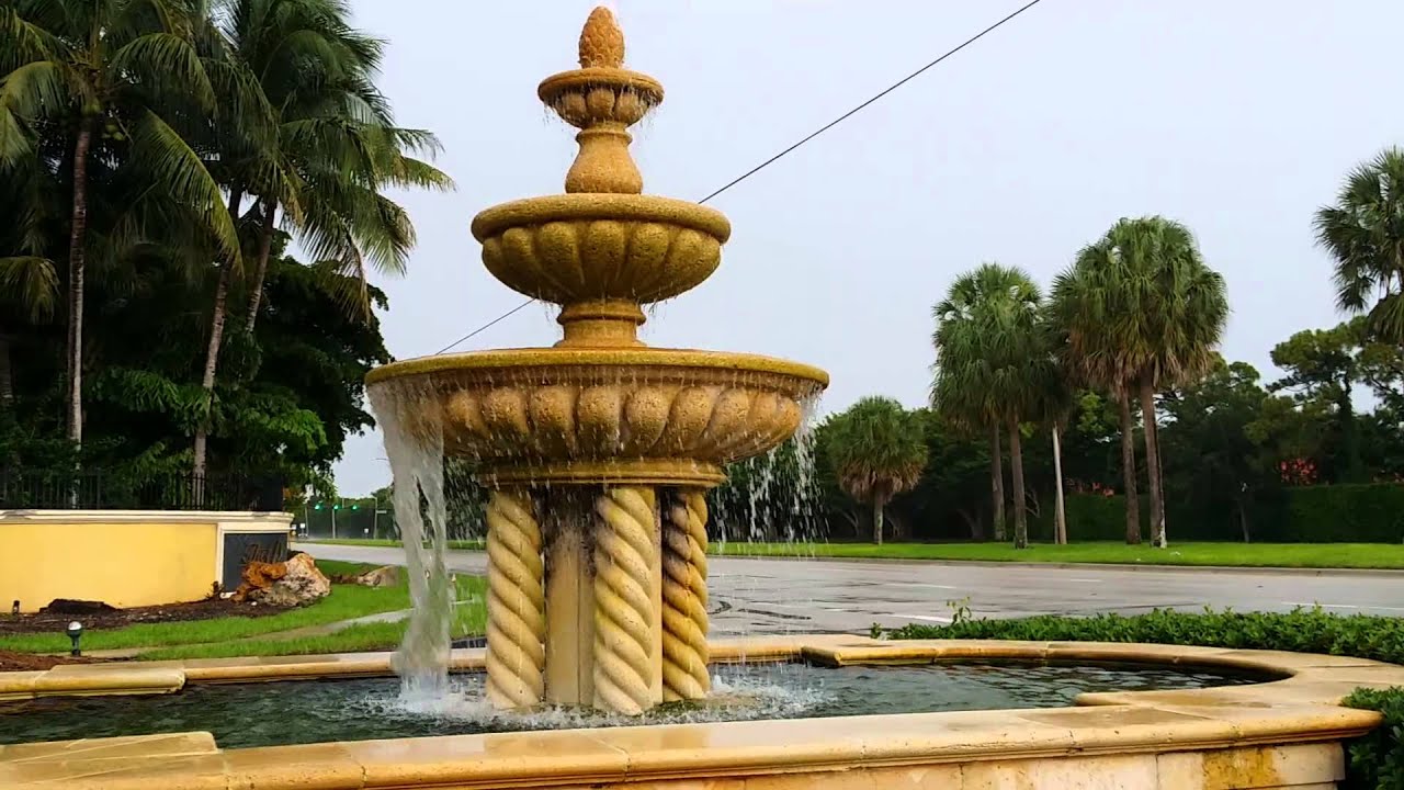 CAST STONE COMMERCIAL WATER FOUNTAIN