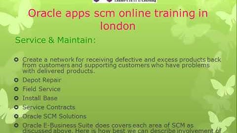 Oracle apps scm modules and  tutorials
