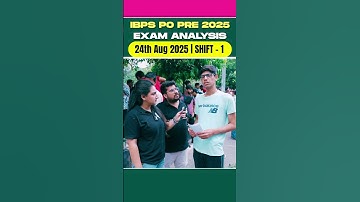 Overall कितने Attempt किये? IBPS PO Shift 1 Analysis | 24th Aug #ibpspo2025 #examanalysis #pw