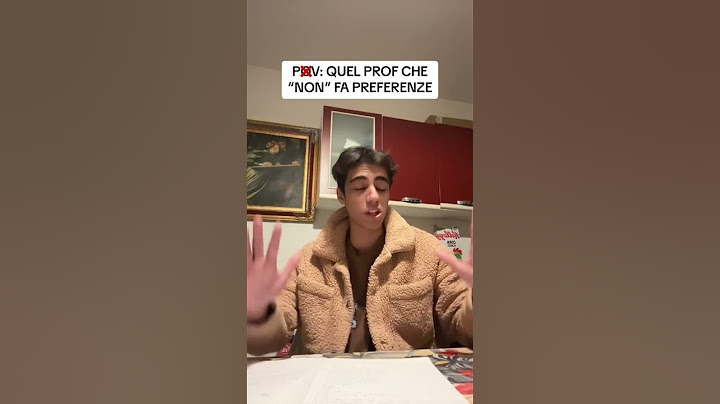 dai ragazzi avete tutti quel prof lo so