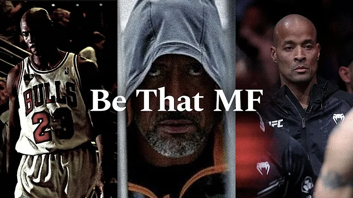 BE THAT MF - Powerful Motivational Speech Video