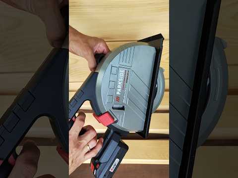 Аккумуляторная дисковая пила по металлу PARKSIDE PERFORMANCE PPMSA 20-Li A1 (62 мм, 4 Аг, бесщеточный двигатель, 20В, Германия), видео 3