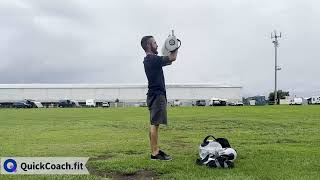 Bags Overhead Press | Exercise Demo | Coaching Software | QuickCoach