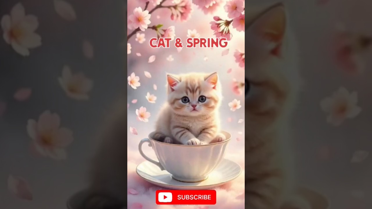 Cat and Spring 🌸😺 The Shocking Beauty You Never Expected 