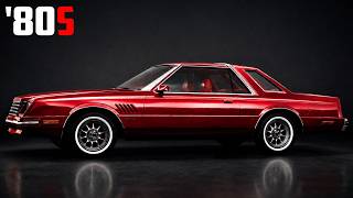 9 Most Beautiful American Coupes Of The 80s! @pd07