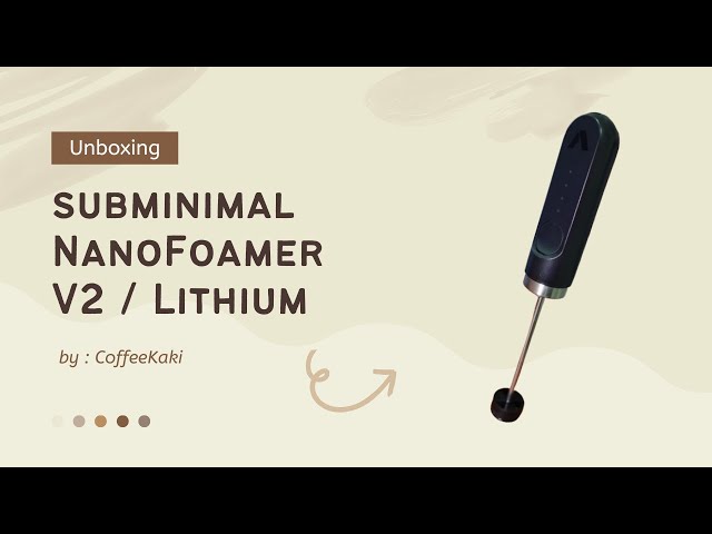 Test Drive: The NanoFoamer V2 & FlowTip Jug by Subminimal