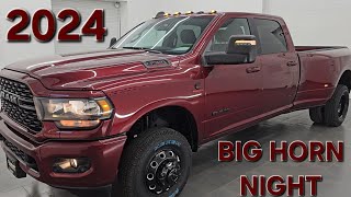 2024 RAM 3500 BIG HORN LEVEL 1 NIGHT DIESEL 4K WALKAROUND 15826Z SOLD!