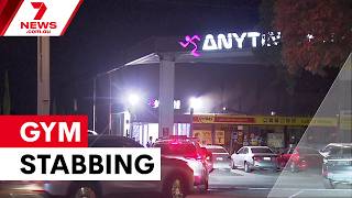 Manhunt underway after Adelaide gym stabbing | 7NEWS