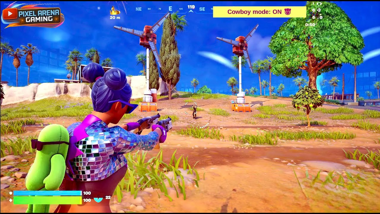 🤠 Dual Pistols Spin | Fortnite Cowboy Style 🔥