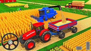 Heavy Tractor Trolley Cargo Simulator 3D - Farming Tractor Driver 2026 - Android Gameplay screenshot 5