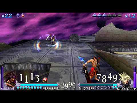 Dissidia : Final fantasy : Jecht Vs Cloud (Ultime,lvl 150)