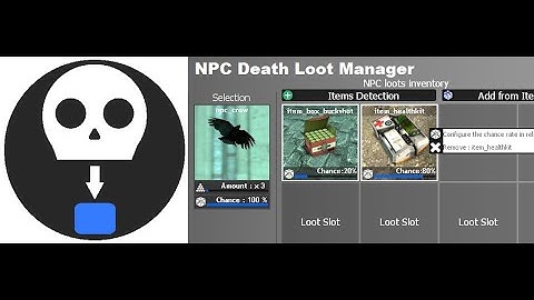 Gmod NPC Loot Configurator free update 1.6 - Gmod Addon
