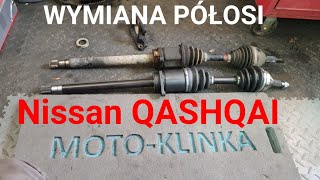 Nissan Qashqai wibracje, wymiana półosi