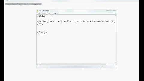 Créer une page xhtml