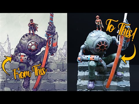The Tie Fighter - 2D Drawing to 3D Art // Polymer Clay Tutorial