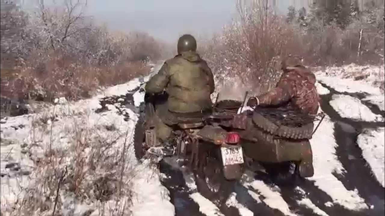 Мото Урал по бездорожью