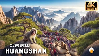 Гора Хуаншань, Аньхой🇨🇳 Знакомство с легендарной горной красотой Китая (4K UHD)