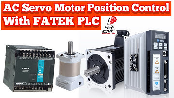 Servo Motor position and Speed Control with FATEK PLC | Servo Motor with Gearbox High power Torque