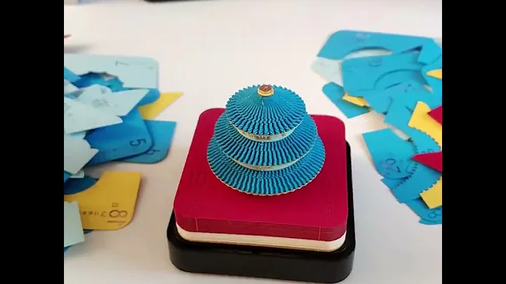 Omoshiroi Block 232 Sheets 3D Notepad Calendar Note Memo Stationery Advent Calendar Birthday  Favors