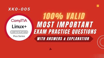 CompTIA Linux+ XK0-005 Exam Questions (New V8 Version)