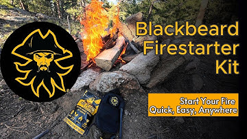 🔥 Blackbeard Fire Starter Kit Review - First Fire EVER with a Ferro Rod! 🔥