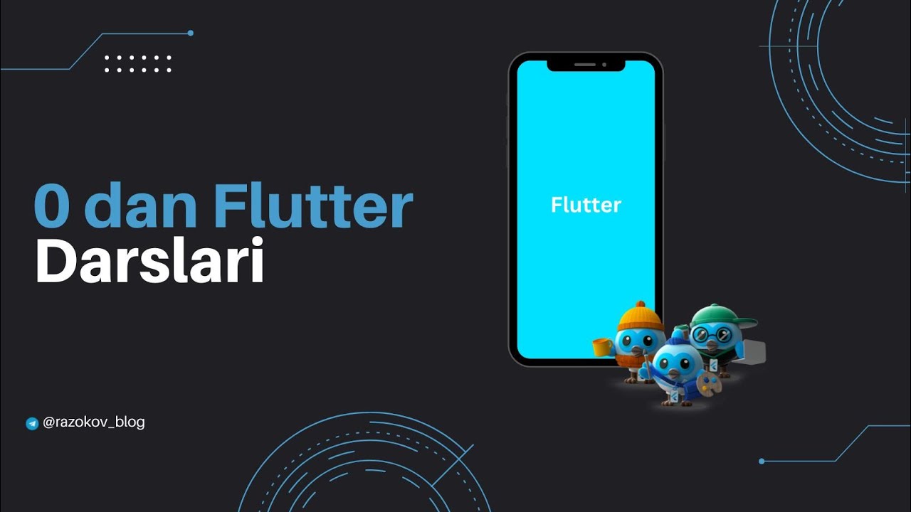 0 dan Flutter (Dart 8-dars) - YouTube