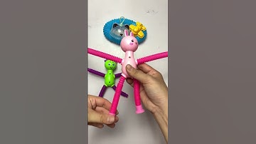 Robot Rabbit Pop Sound ASMR Creating satisfying POP  #satisfying  #toys #satisfyingcreative