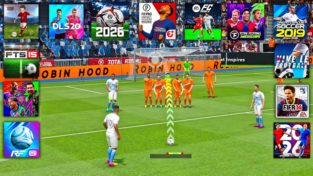 EVOLUTION OF FREE KICKS ( eFootball 26, DLS 26, FC Mobile 26, FTS 15, Football League 26 & Etc.)