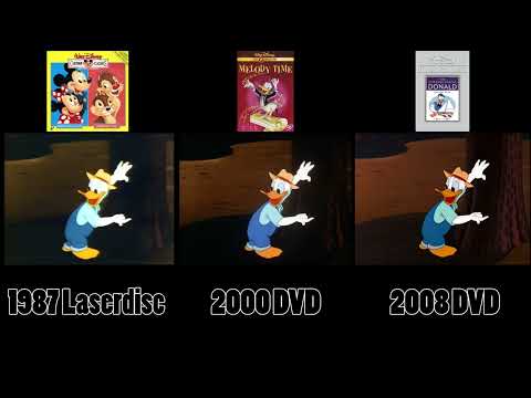 Donald's Applecore Laserdisc & DVD Comparison