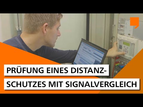 Prüfung eines Distanzschutzes mit Signalvergleich