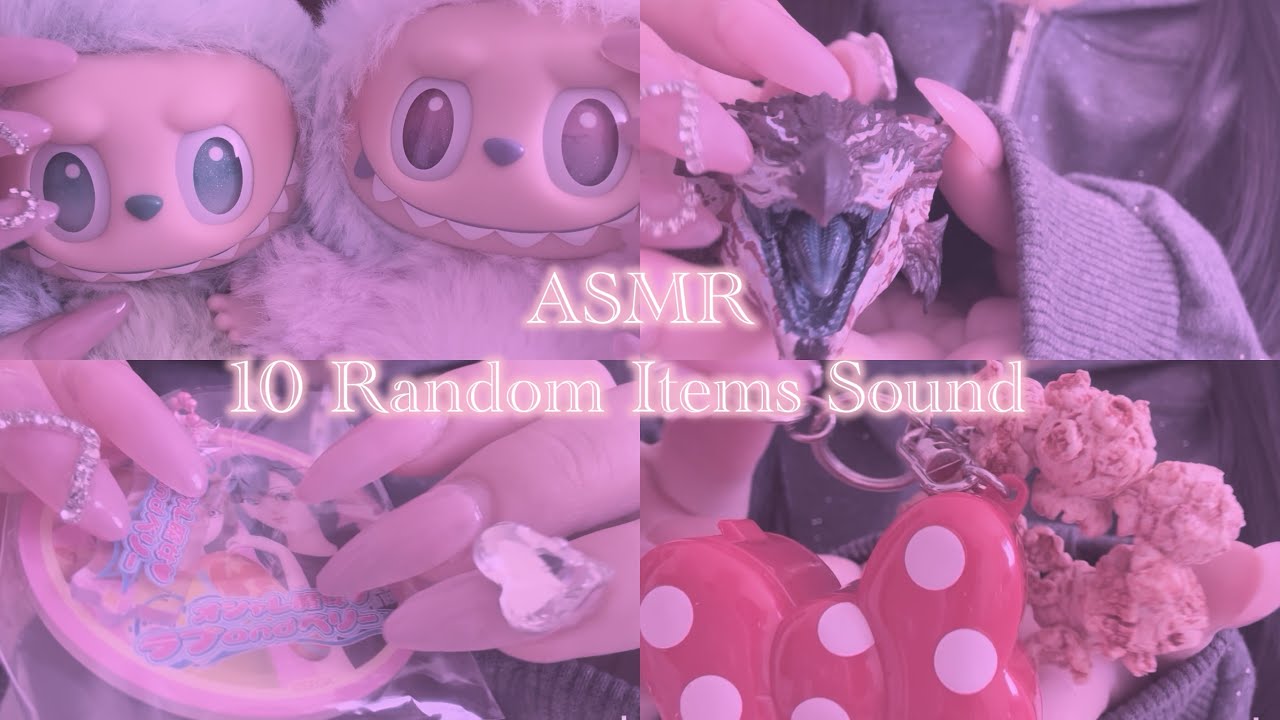 囁きいっぱいで10アイテムの音🎀#asmr 