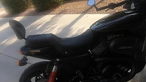 Street Rod 750 Corbin Seat Upgrade