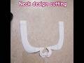 Easy neck design cutting hacks #beautiful #neck #design #cuttingmagic #hacks #shortvideo ...