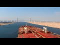 Crossing Suez Canal by a Very Large Ship VLCC