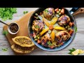 MOROCCAN CHICKEN TAGINE WITH COUSCOUS || CHICKEN TAGINE WITH PRESERVED LEMONS || BEST SHABBAT DINNER